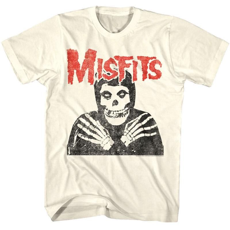 Misfits Fiend Collections Men's T Shirt Punk Rock Band Concert Tour Gift for her, Gift for him, Gift for fan shirt Cotton Menswear Cotton Menswear
