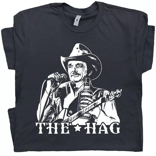 Merle Haggard T Shirt Hag Vintage Country Music Outlaw Men Women Concert Band