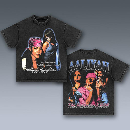 VINTAGE TEE  AALIYAH , Free Shipping, tour 2024 shirt, Hiphop Shirt, Rapper Shirt
