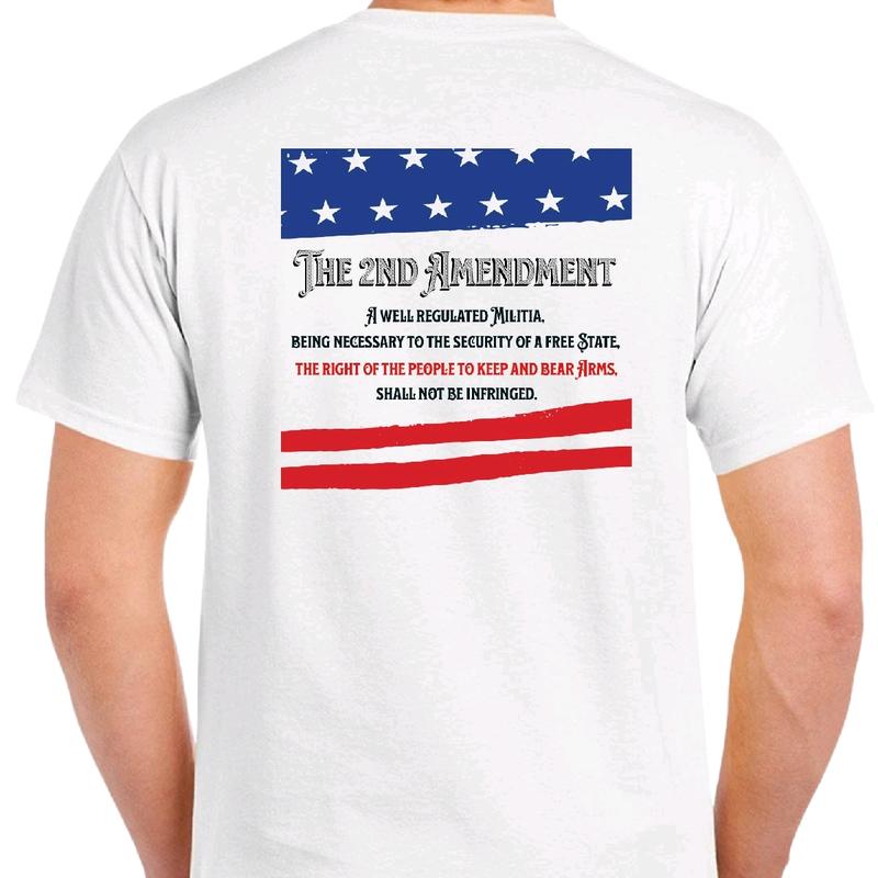 We the People shall not be infringed T-shirts.  Menswear Cotton Top Clothing, Casual t shirt tiktok shop
