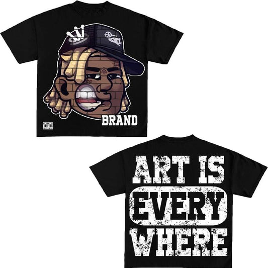 Y2K Graphic Art Is Everywhere Personalize Printed Tshirt Casual Cotton