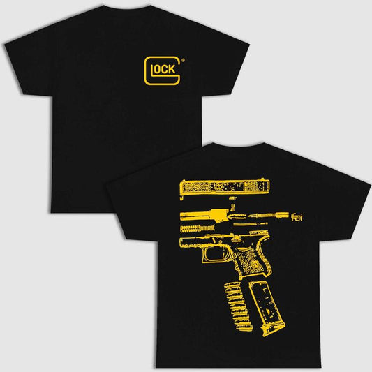 In Giockk We Trust Double Side Black Version Shirt Menswear Top, New Design color Red,Yellow,Blue,Green,Light Pịnk,Purple,White