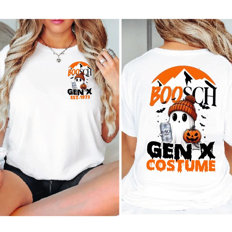 Gen X Halloween Costume T-shirt Custom Year 1973, FAFO Two Side, Raised On Hose Water Funny Shirt