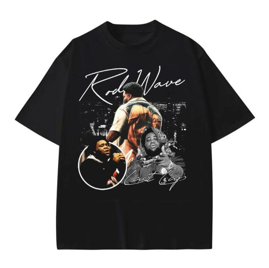 Rod Wave Last Lap Tshirt, Rod Wave Concert Tshirt, Rod Wave shirt, last Lap Tour Graphic tee Cotton Menswear Cotton Menswear