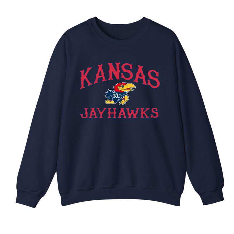 University Of Kansas Jayhawks Vintage White T-Shirt, Sweatshirt Menswear ncaa college