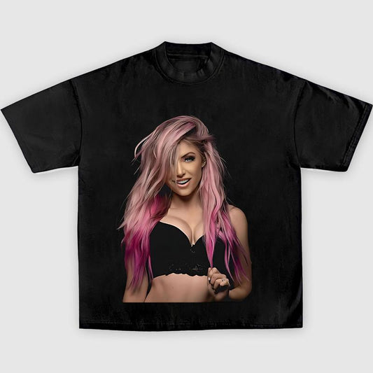 ALEXA BLISS V2 TEE, Wrestling Tee, WWE Tee, Wrestling Gift, Sports Shirt, Workout T-shirt, Gift for Him Gift For Her Hoodie Sweatshirt Streetwear