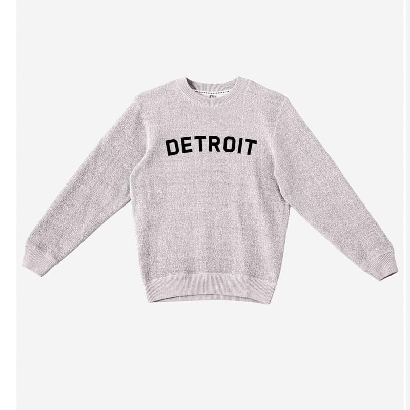 Men's Detroit Cozy Sweater crewneck Sweatshirt Menswear, Classic Cotton Texture groutfit outfits graphic hoodies