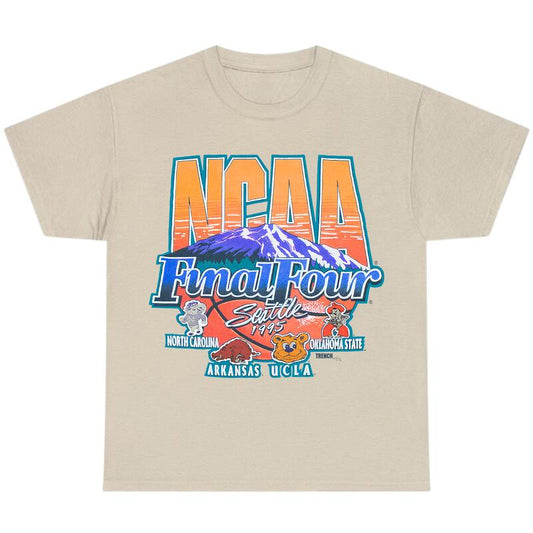 1995 NCAA Final Four Vintage T-Shirt, Graphic Vintage T-Shirt, Full Color T-Shirt, Unisex T-Shirt, For Men, For Women billabongshirts