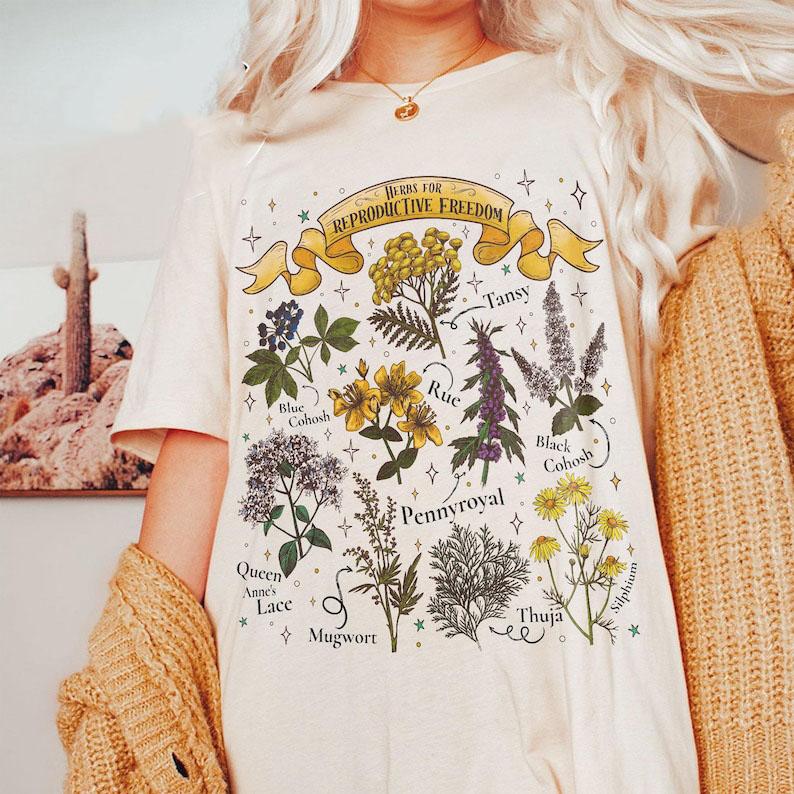 Women's Reproductive Health Png Digital Download, Herbs For Reproductive Freedom, Women's Rights Shirt Designs, Feminist Tshirt