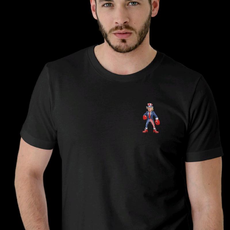 Trump Fight Fight Fight Men's T-Shirt, Menswear Crewneck, Cotton maga shirt trump vance t shirt funny meme