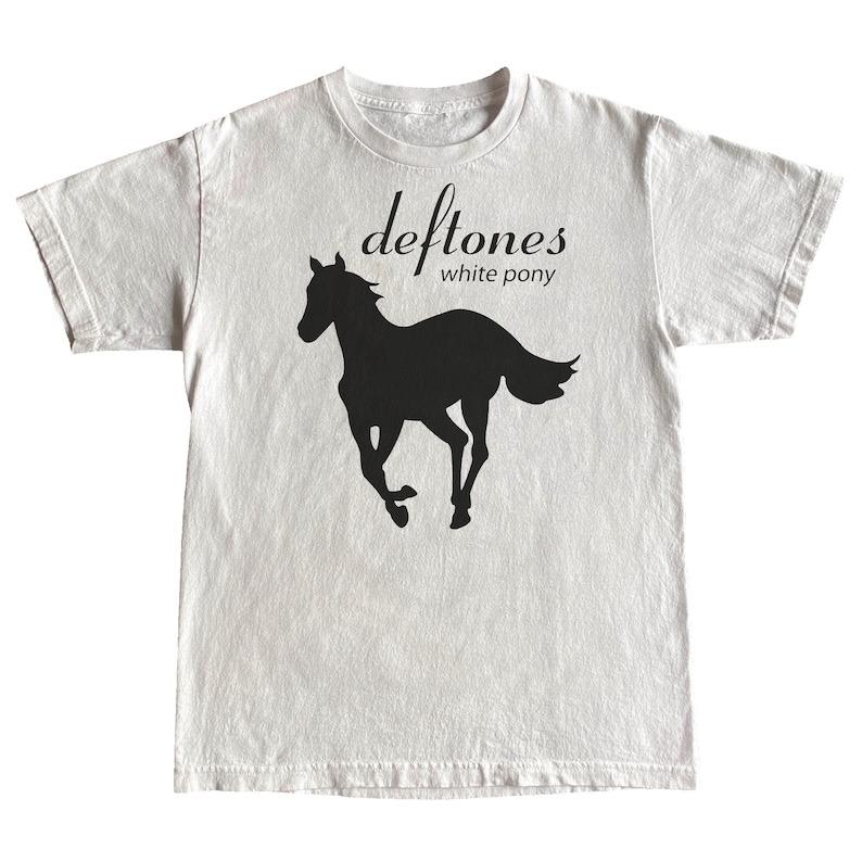 Deftones White Pony Band Tee, Basic Top for Summer