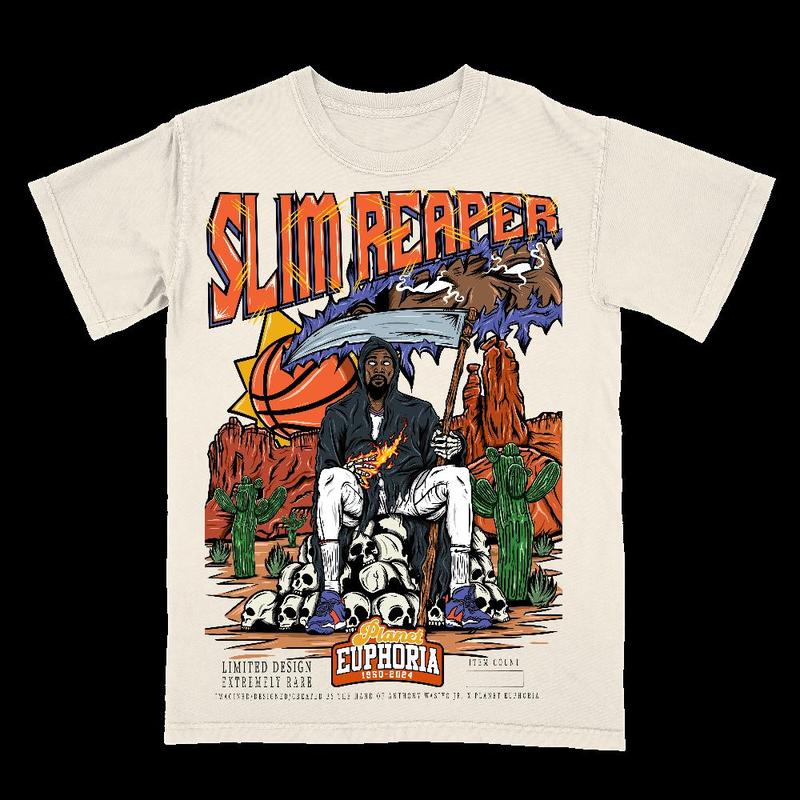 Kevin Durant Slim Reaper Euphoria Planet Shirt, Basketball Shirt, Graphic T-shirt ,Gift For Women, Gift For Men, Fall tee Crewneck Clothing