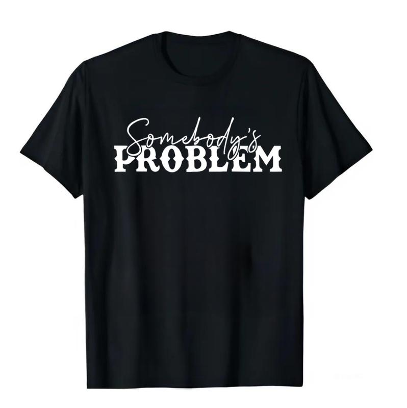 Somebody's Problem Shirts, Couples Matching Shirts, Somebody Shirt, Couple Shirt, Funny Valentine's Day Graphic Tee, Gift For him-her, Classic Cotton