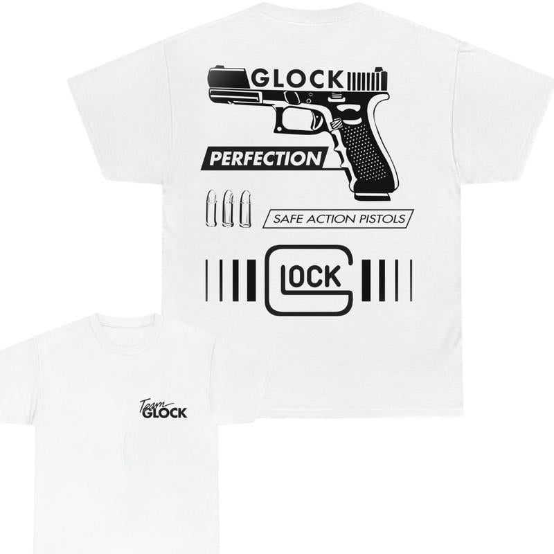 Team Glock T-shirt - IN GLOCK WE TRUST - TEAM GLOCK - 2 Side - Glock Shirt - Menswear - Womenswear - Unisex Tee