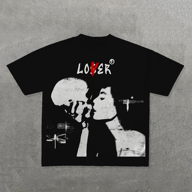 Lover Graphic T-Shirt, Sweatshirt, Hoodie  Available in Sizes S-3XL Crewneck Classic Collar Cotton