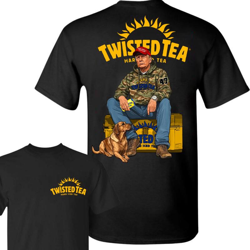 Twisted Teaa Trump Hunting Camo Unisex shirt, Trump won 47th president Election 2024 shirt, Twisted Teaa Fuel Hand Drill Dog Hunt Tee, Trump With Loca
