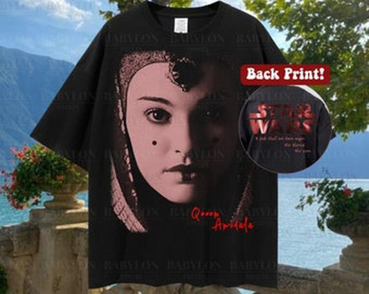 Padme Amidala Star Galaxy'S Edge Wars Shirt Attack Of The Clones Poster Shirt Star Galaxy'S Edge Wars Logo Shirt Star Galaxy'S Edge Wars Streetwear Te