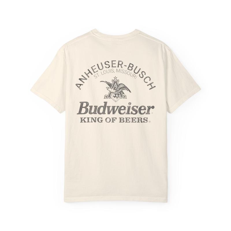 Budweiser T-Shirt, Funny drinking shirt, Budweiser Comfort Colors, Budweiser King Of Beer