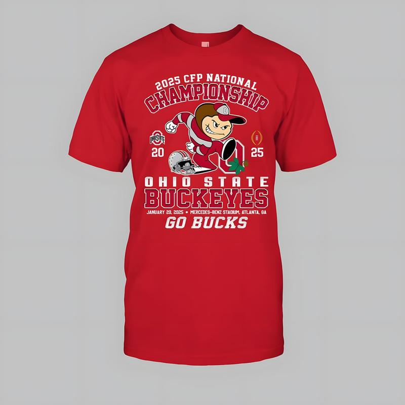 Ohio State Buckeyes 2025 CFP National Champions Shirt, NCAA Champion 2025 T-shirt, Sweatshirt, Hoodie, Go Buck