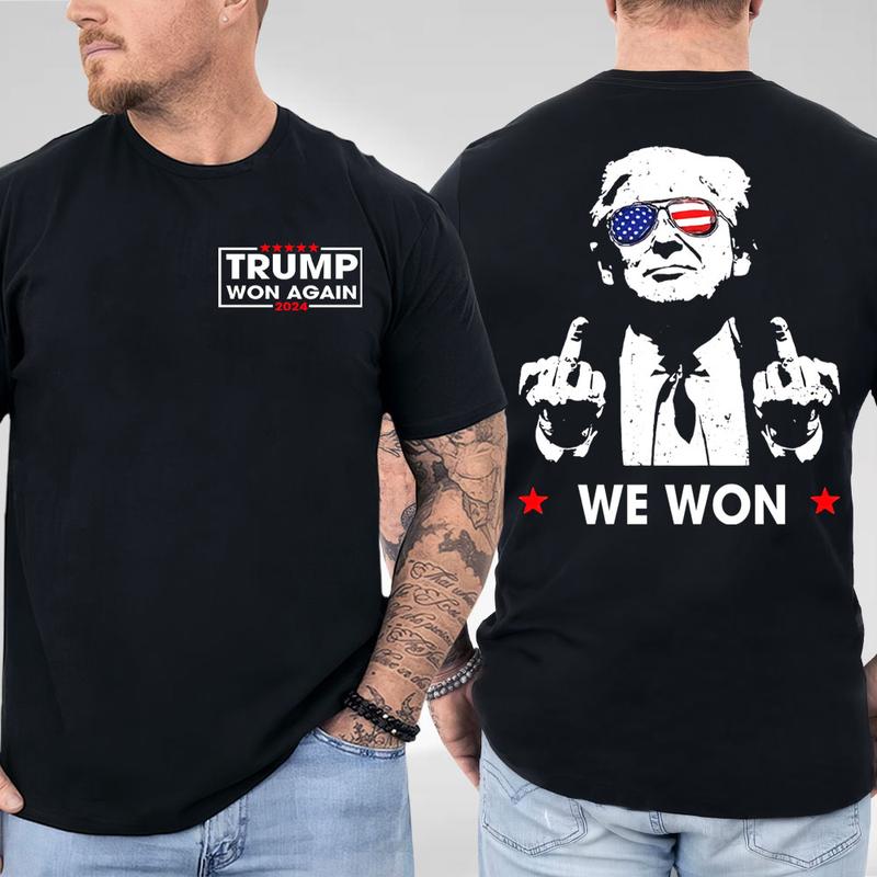 Trumpp Won Get Over It we won 2024 shirt, Patriotic Hoodie for Loyal Trump Supporters,get over it shirt, we won 2024 trump sweatShirt for men and wome