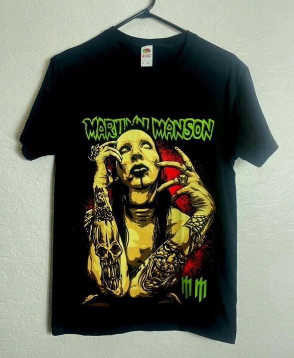 Marilyn Manson Shirt Officially Licensed Unisex TShirt Cotton Menswear