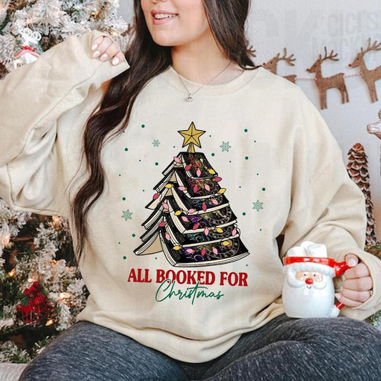 Zodiac Academy Series Book Christmas Tree Sweatshirt, Fantasy Reader Shirt, Dark Romance Shirt, Bookish Merch, Book Lover, Booktok Shirt, T-Shirts, Cr