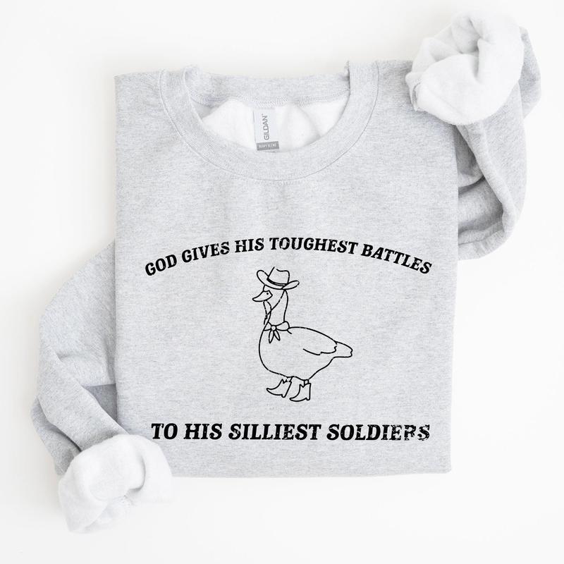 Silly Goose, Funny, Aesthetic Sweatshirt, Sweatshirt, Hoodie