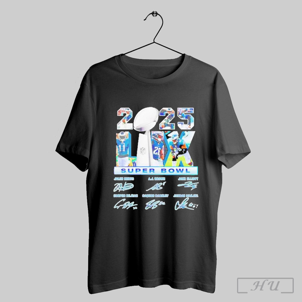 Philadelphia Eagles 2025 Super Bowl Lix Bound Player Signatures Shirt Sweatshirt