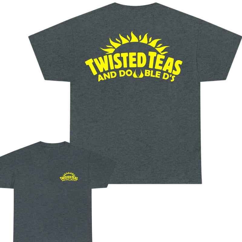Twisted Teas and Double D's T-Shirt, Unisex T-Shirt, Ful Color T-Shirt, For Men, For Women, Planbtwistedtea