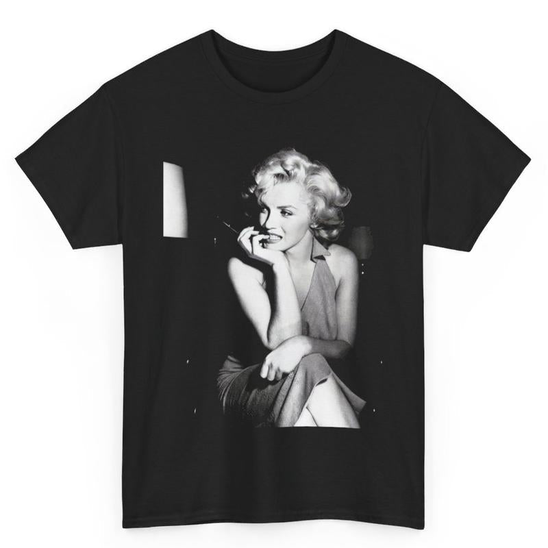 Marilyn Monroe Vintage T Shirt, Marilyn Monroe Graphic Menswear Tshirt Cotton