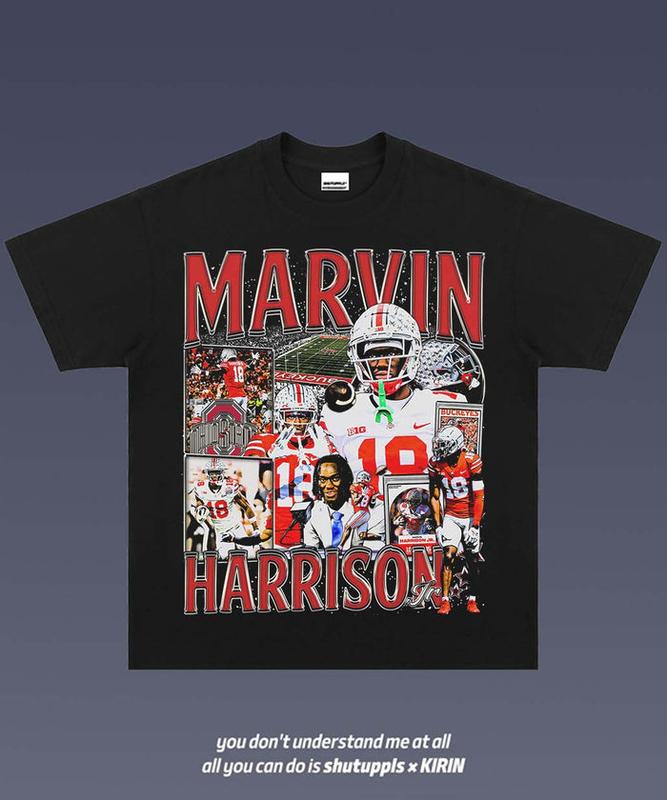MARVIN HARRISON JR 1.0 Graphic Tee  American Football  Gift For Fan