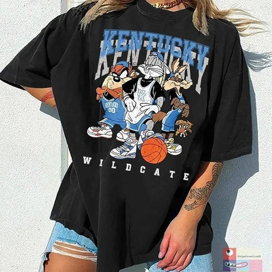 Vintage NCAA Kentucky Wildcats Looney Tunes Shirt, Kentucky Wildcats Shirt, university