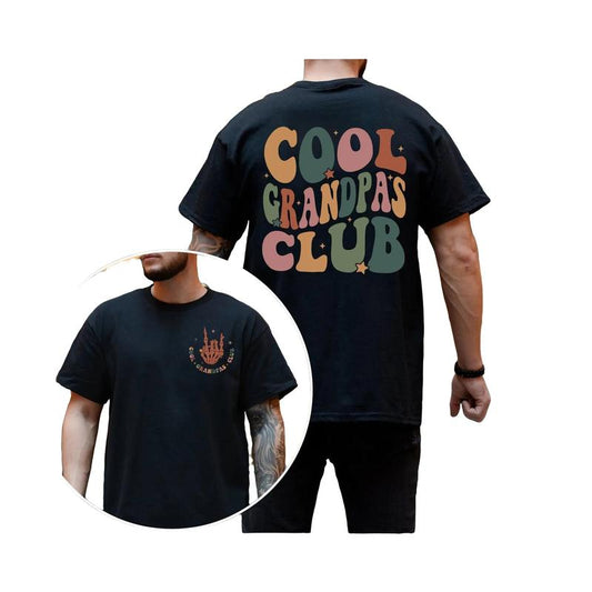 Cool Grandpas Club T-Shirt, Grandpa T-Shirt, Grandpa Shirt, Gift For Grandpa, Fathers Day Gifts, Grandpa Gift, Cool Grandpa Shirt