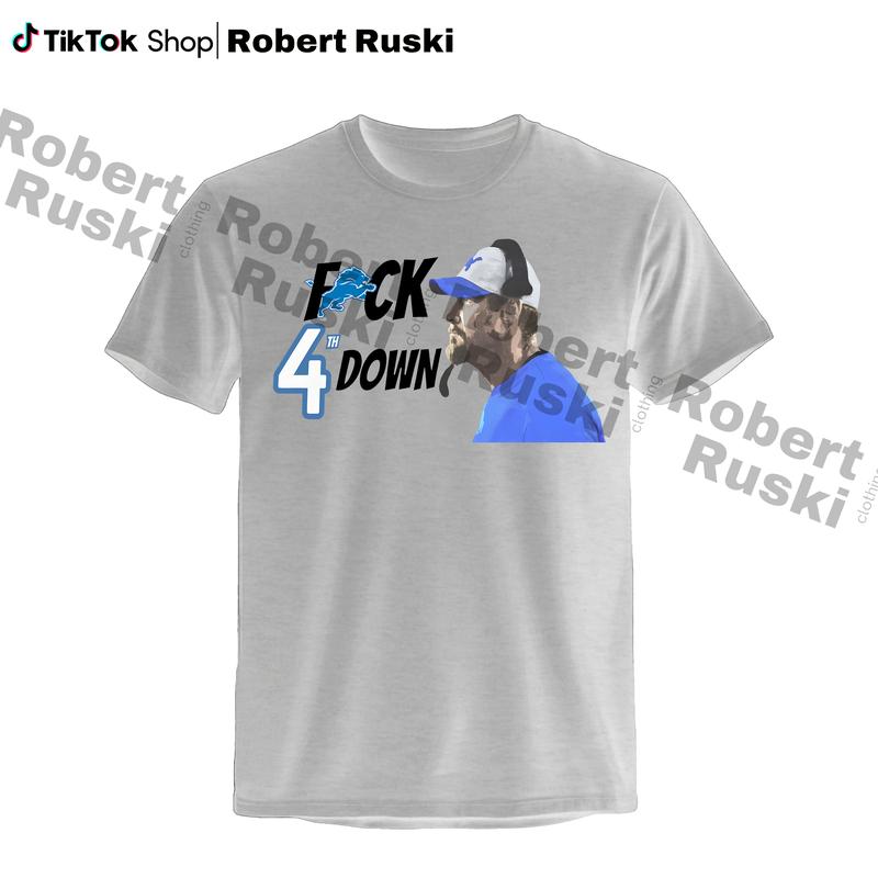 F 4th Down CampbeII Unisex T-Shirt, Dan Lion Football Shirt, Gift For Lion Fan