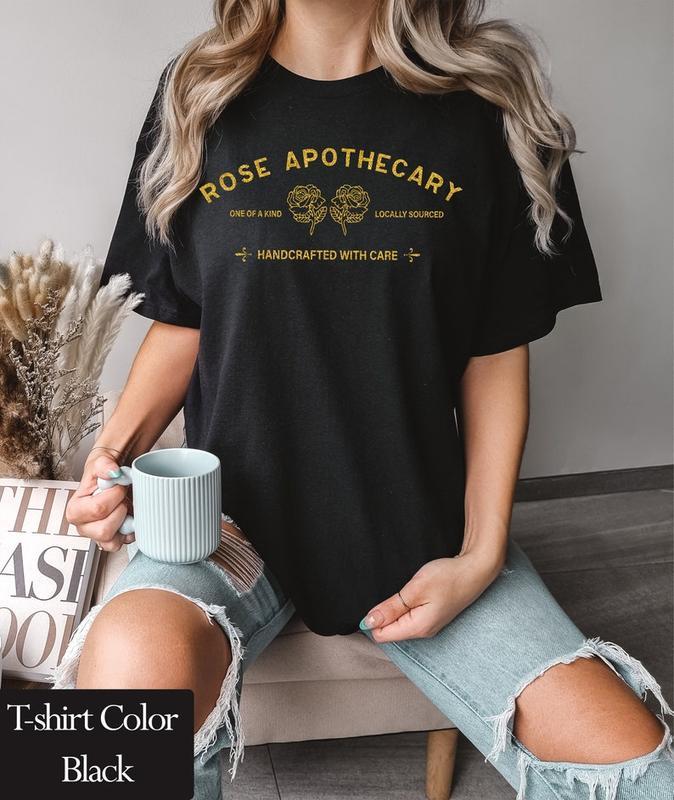 Comfort Colors Rose Apothecary T shirt Locally Sourced Hand Crafted With Care Ew David Shirt Moira Rose Shirt Schitt Creek Shirt - Comfort Colors Unis