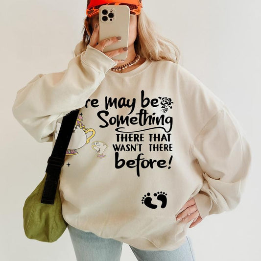 A Little Magic Inside Sweatshirt, Pregnancy Reveal, Cute Maternity Sweatshirt for Expecting Moms