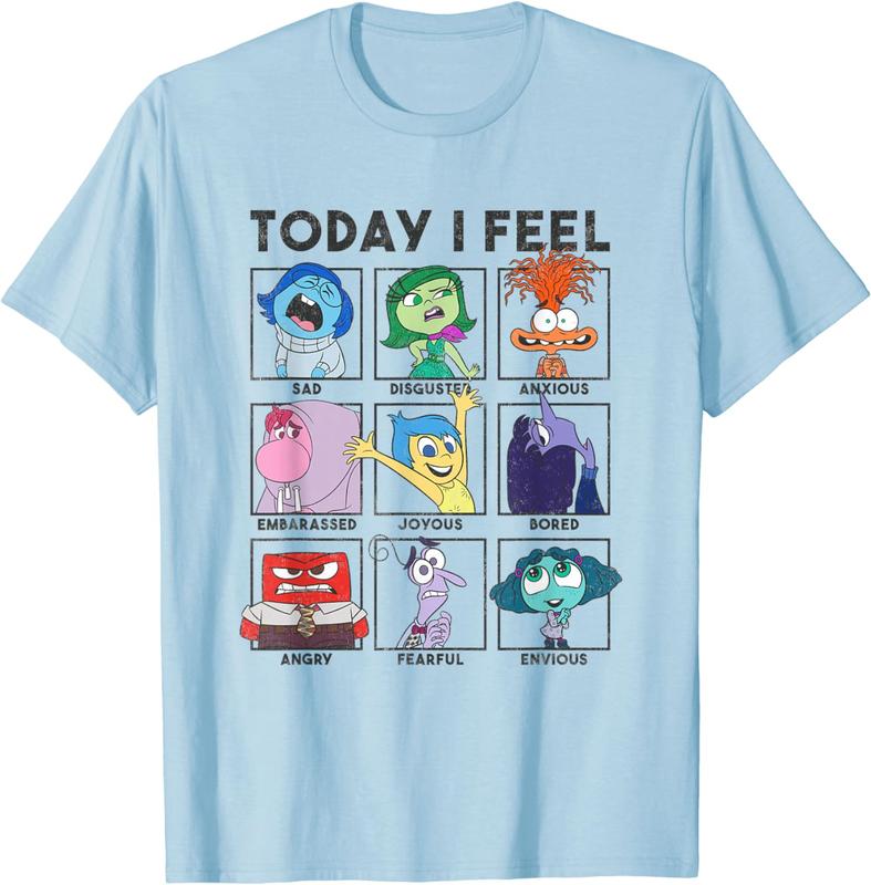Today I Feel Emotion Shirt, Inside Out 2 Shirt, Therapy Shirt, Gift For Fan, Printed in US