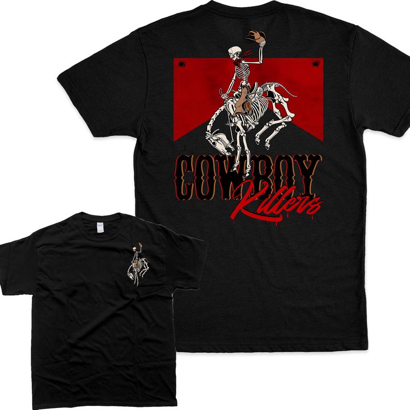 Cowboy Kil.lers T-shirt_ Western Cowboy Shirt_ Cowboy Skeleton Tee_ Western Skeleton Tee_ Western Rodeo Shirt_ Gift for Women T-shirt