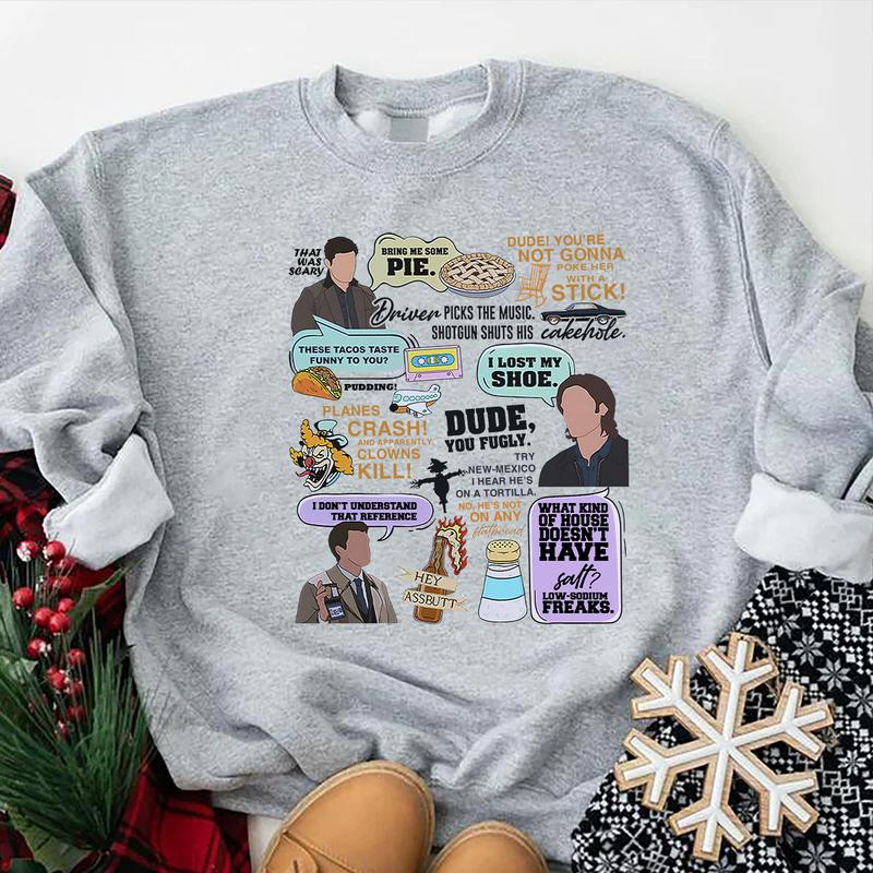 Supernatural Quote T Shirt, Supernatural Gift For Fans , Gift For Woman and Man Unisex T-Shirt Sweatshirt Hoodie Casual Cotton