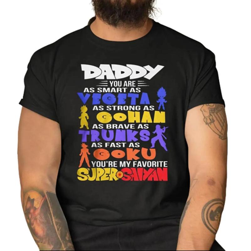 Dragon Ball Z Super Saiyan Dad Father's Day Gift Unisex T-Shirt Unisex T-Shirt, Gift For Fathers Day 2024