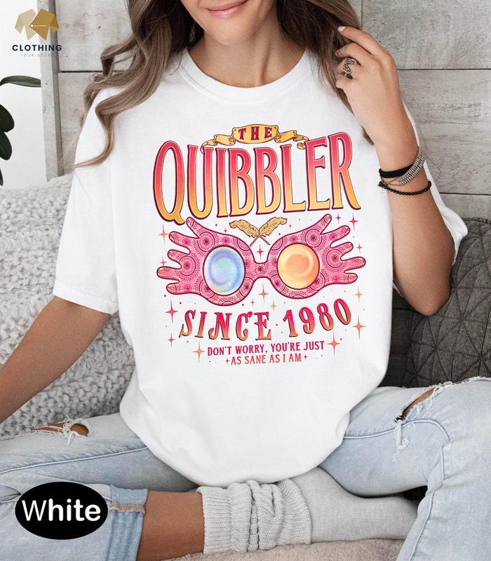 The Quibbler Tshirt, Wizard School Shirt, S-3XL, Hogwarts Magical Fan, Fandom Apparel Gift