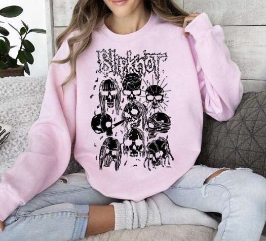 Slipknot Sweatshirt Heavy Metal Rock Band Crewneck Sweatshirt