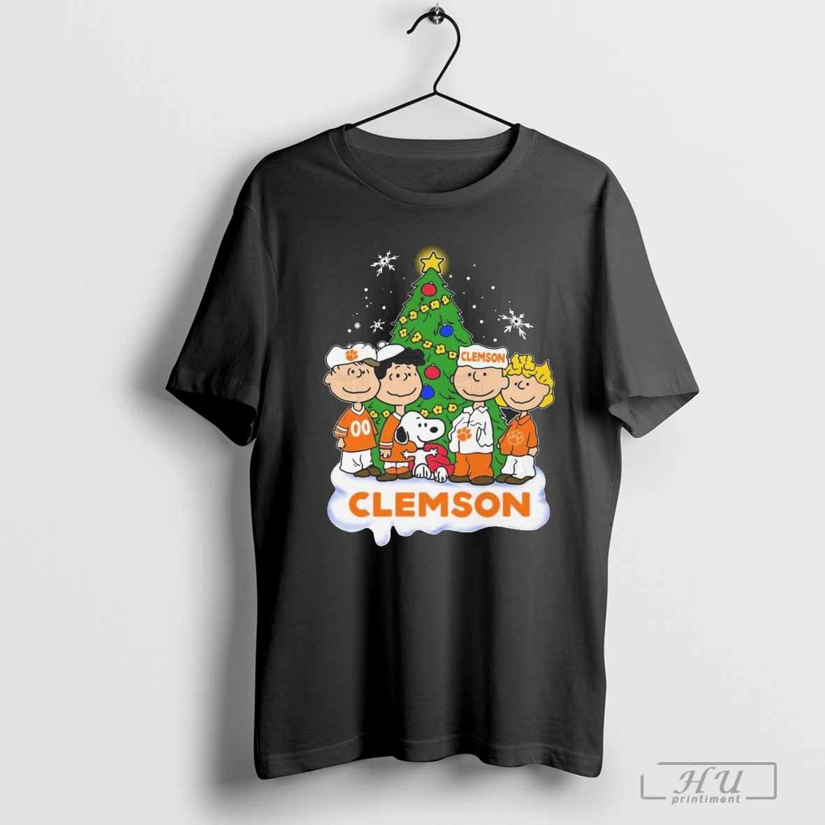 Peanuts Characters Clemson Tigers Christmas Gifts 2024 Shirt