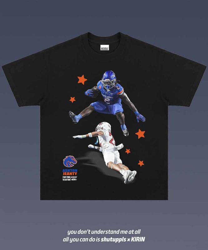 ASHTON JEANTY 1.0 TEE  VINTAGE TEE GRAPHIC T-SHIRT  GIFT FOR FAN