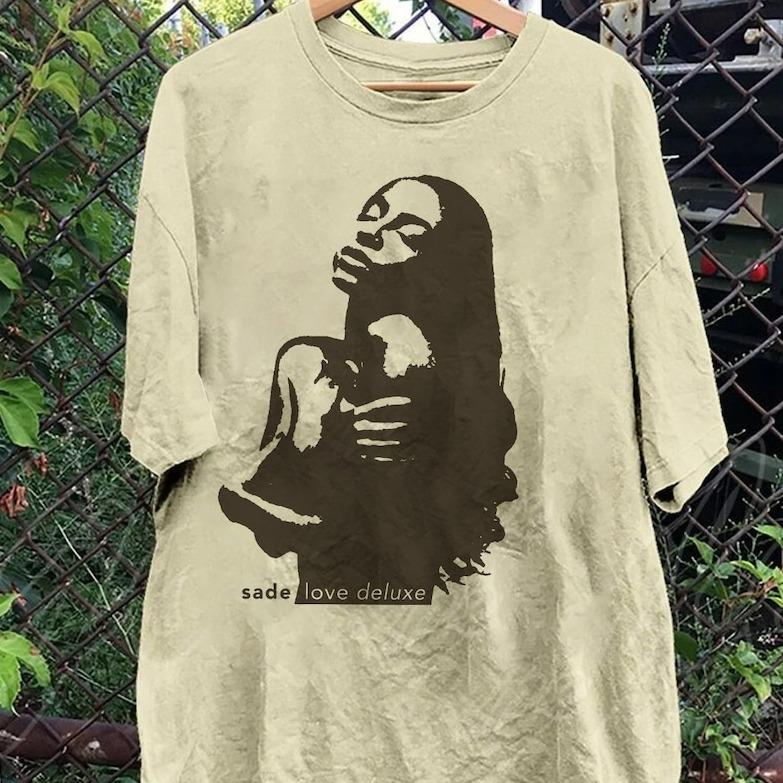 Vintage Sade Music T-Shirt, Sade Adu Pop Music Tour 2024 shirt, Sade Album Graphic Shirt, Gift for men women unisex tshirt Cotton Menswear