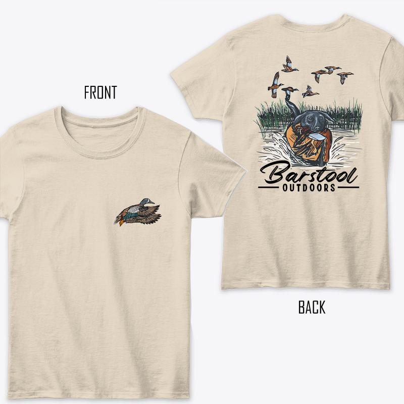 Barstool Outdoors Duck Hunt Ii T-shirt - 2 Side Tshirt For Men For Women Menswear Top