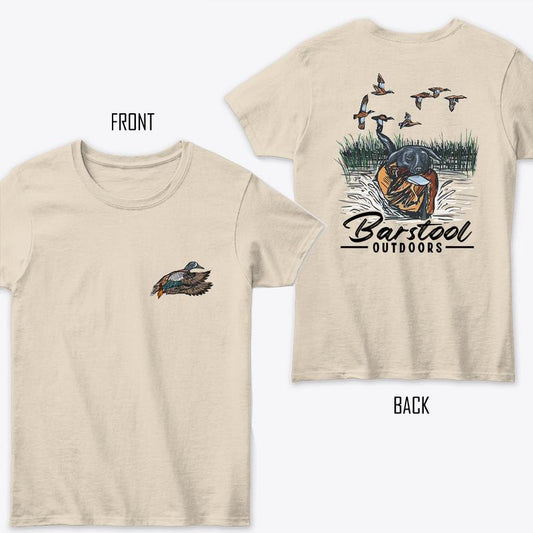 Barstool Outdoors Duck Hunt Ii T-shirt - 2 Side Tshirt For Men For Women Menswear Top