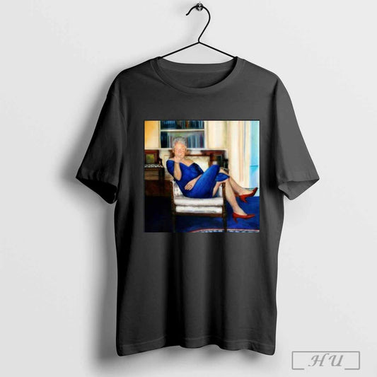 Parsing Bill Bill Clinton In Blue Dress Hung In Jeffrey Epsteins Home T Shirt