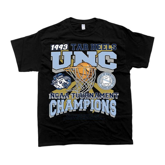 UNC Men Shirt 1993 TAR Heels UNC Champions T-Shirt