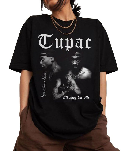 Tupac All Eyez On Me Shirt, Vintage Tupac Shakur Shirt, 2Pac 90s Shirt, 2Pac Shakur Shirt, Vintage 90s Bootleg Tupac Shirt, 90s Merch, Hip Hop 90s Shi